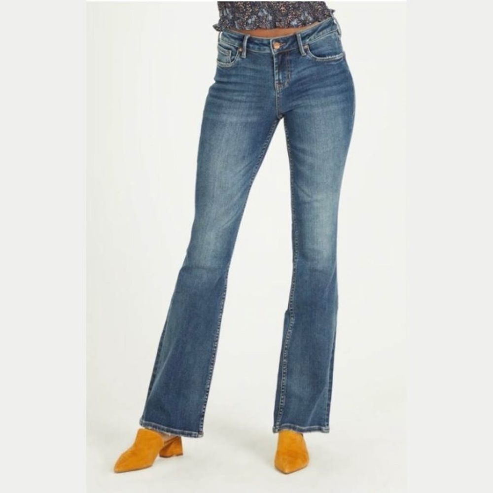 DEAR JOHN NWT Sloane Mid-Rise Stretch Bootcut Denim Jeans 27